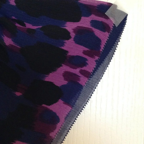 Jacob Women's Sheer Top Blouse Button Down Size TP / XS Short Sleeves Fairy - Picture 6 of 8